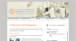 Desktop Screenshot of iandpmanagement.co.uk